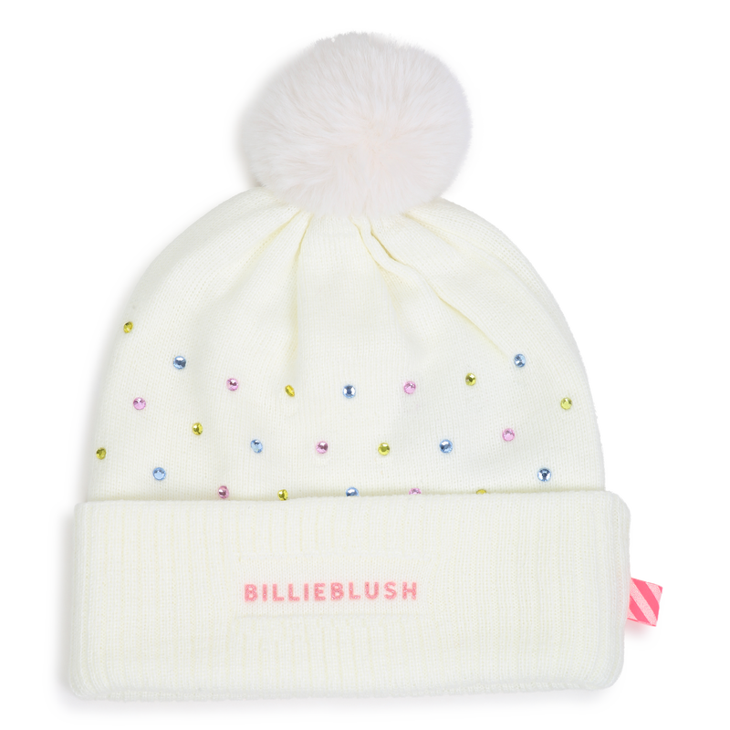 Multicolored rhinestone beanie BILLIEBLUSH 
                        girl