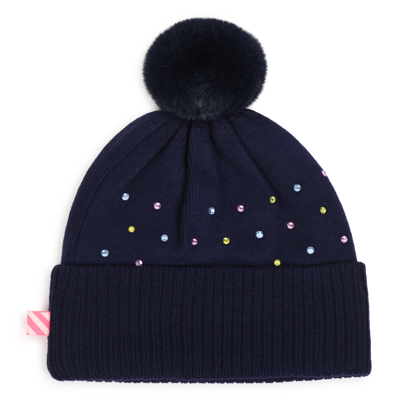 Multicolored rhinestone beanie BILLIEBLUSH 
                        girl