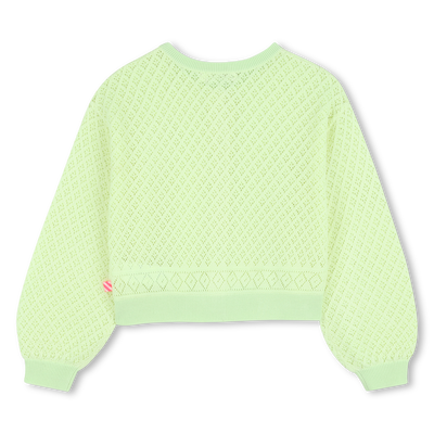 OPENWORK KNITTED CARDIGAN BILLIEBLUSH girl