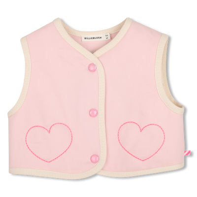 Sleeveless jacket BILLIEBLUSH girl