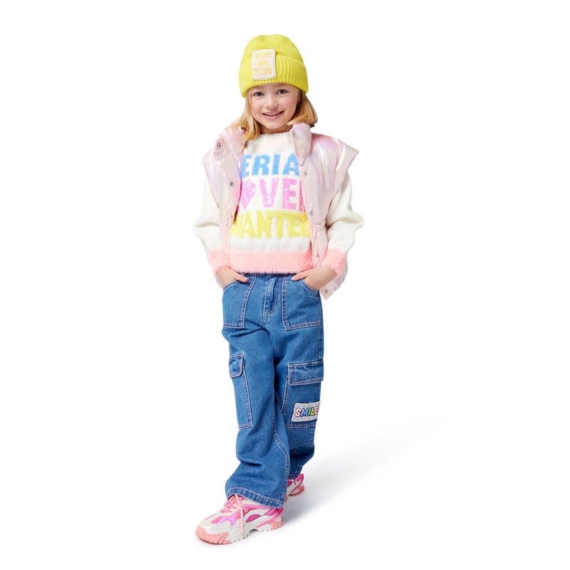 Sleeveless down jacket BILLIEBLUSH 
                        girl