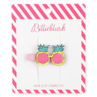 Hair clip with illustration BILLIEBLUSH 
                    girl
