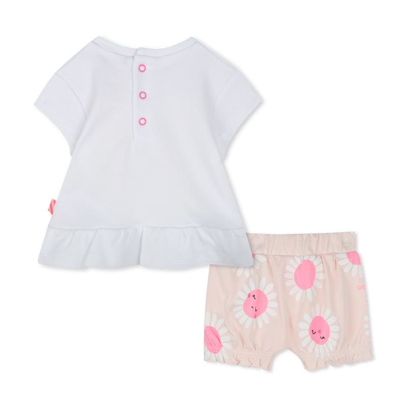 Cotton T-shirt and shorts BILLIEBLUSH 
                        girl