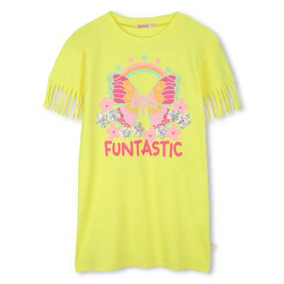 Straight dress with fringe BILLIEBLUSH girl