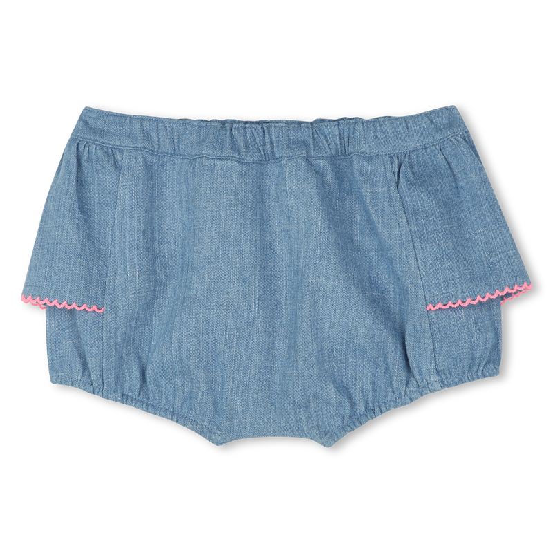 Denim set with frills BILLIEBLUSH 
                    FILLE