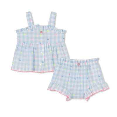 STRAP TOP SET + SHORTS BILLIEBLUSH girl