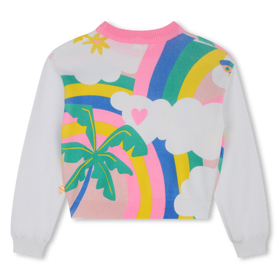 Multicolored cotton sweater BILLIEBLUSH girl
