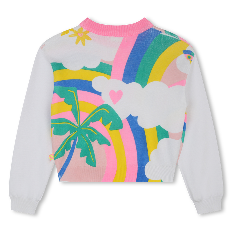 Multicolored cotton sweater BILLIEBLUSH 
                        girl