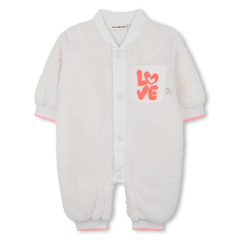 Plush fabric jumpsuit BILLIEBLUSH 
                    FILLE