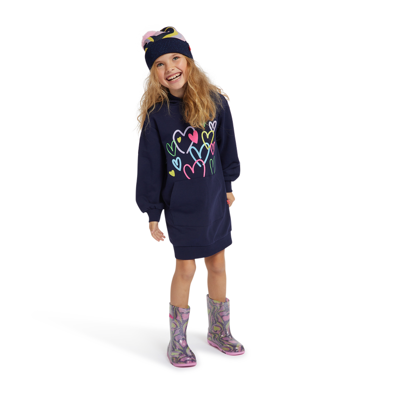 Fleece hoodie dress BILLIEBLUSH 
                        girl