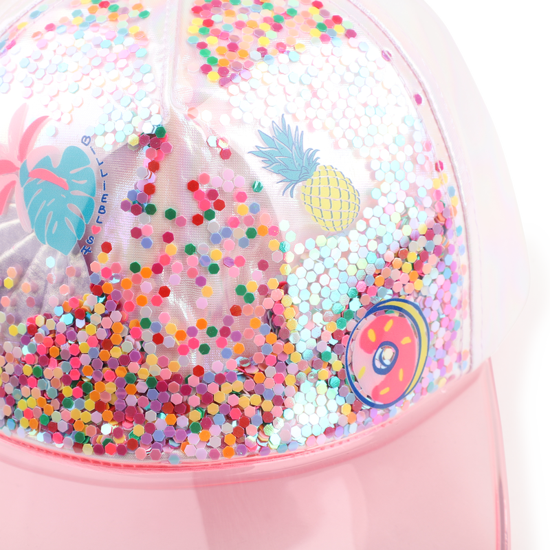 CAP WITH TRANSPARENT VISOR BILLIEBLUSH 
                        girl