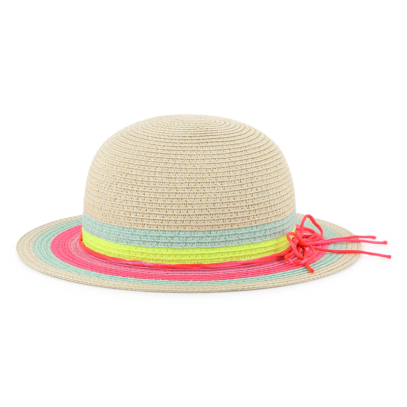 Sun hat with coloured stripes BILLIEBLUSH 
                    FILLE