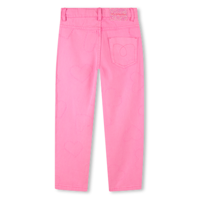 Twill trousers with hearts BILLIEBLUSH girl