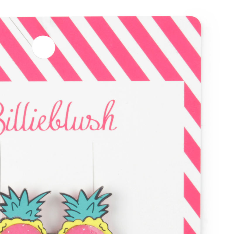 Hair clip with illustration BILLIEBLUSH 
                        girl