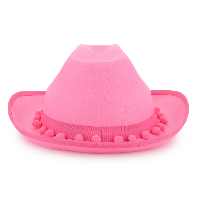 Western hat with pompoms BILLIEBLUSH 
                    FILLE