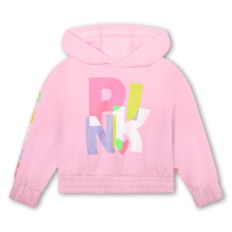 Brushed fleece hoodie BILLIEBLUSH 
                        girl