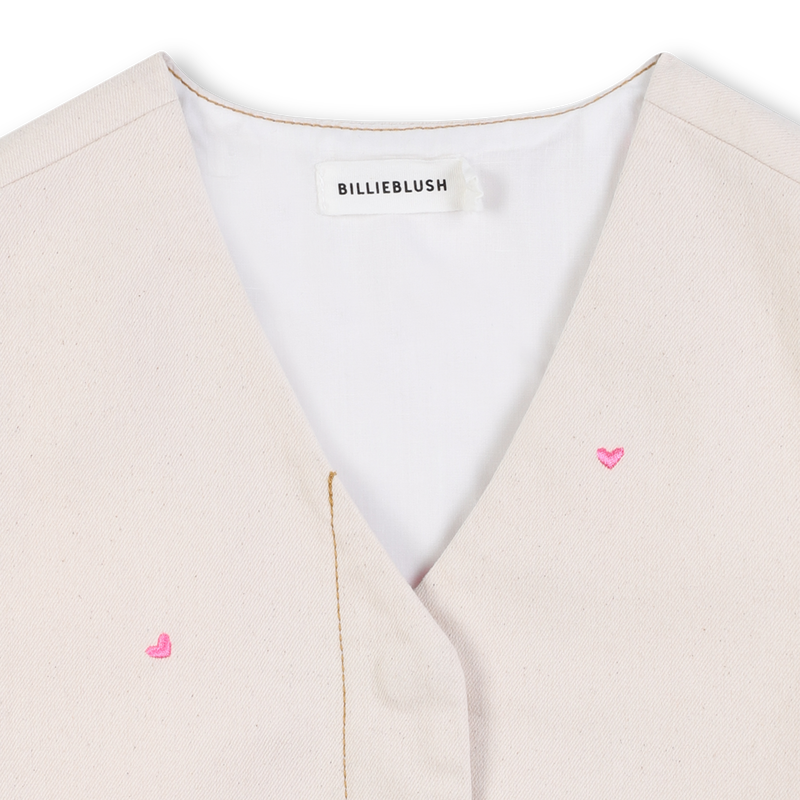 Printed sleeveless jacket BILLIEBLUSH 
                    FILLE