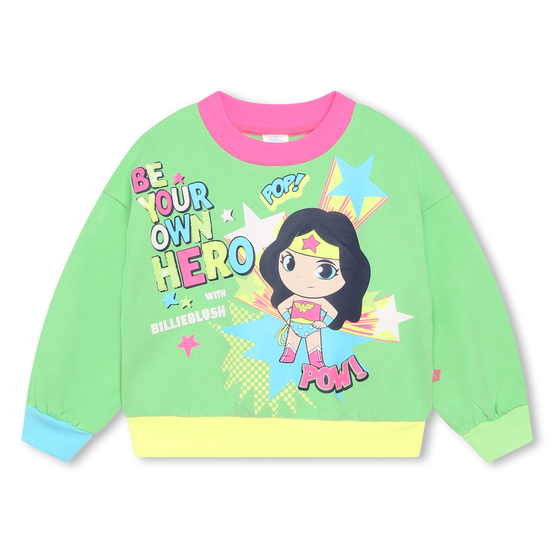 Dc comics graphic pullover BILLIEBLUSH 
                        girl