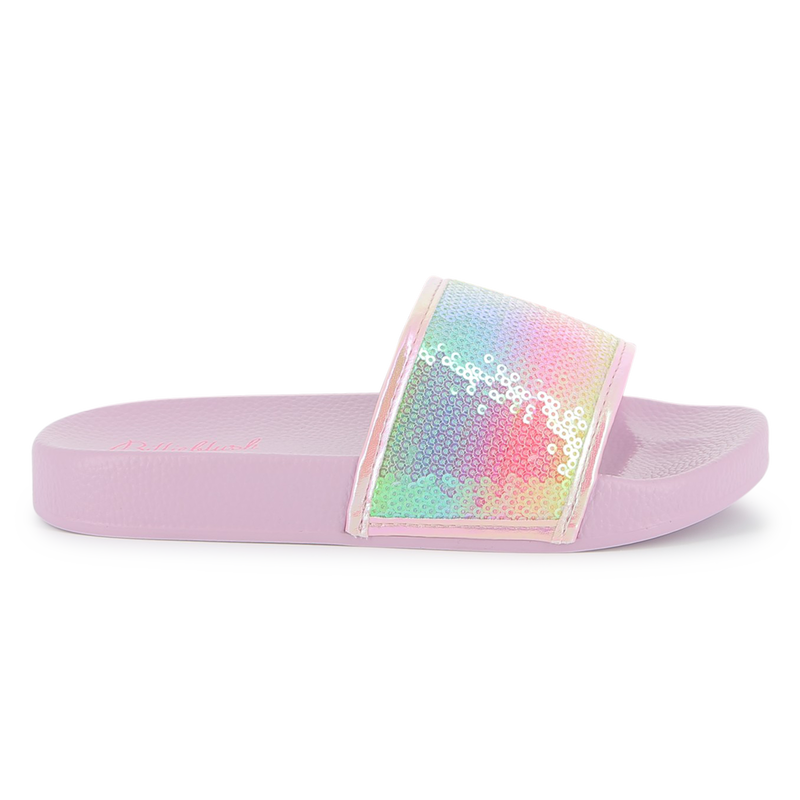 Iridescent sequin sliders BILLIEBLUSH 
                        girl