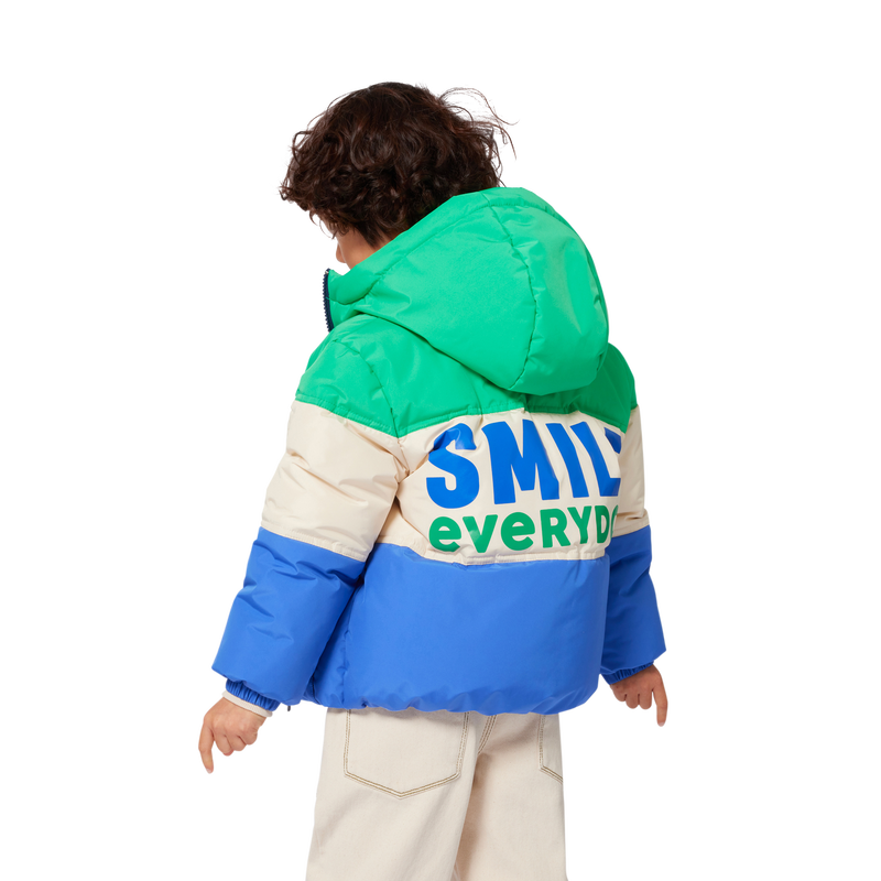 Hooded down jacket BILLIEBLUSH 
                        boy