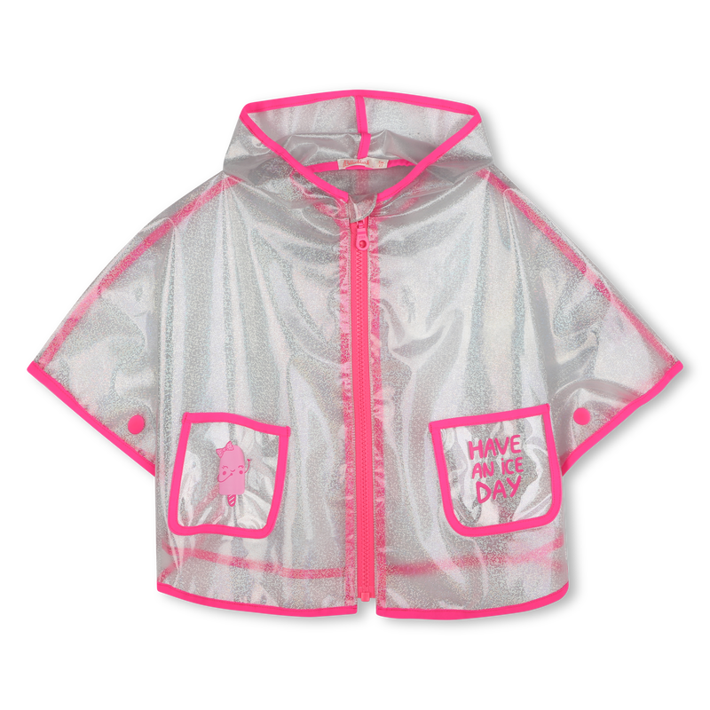 Hooded rain cape BILLIEBLUSH 
                        girl