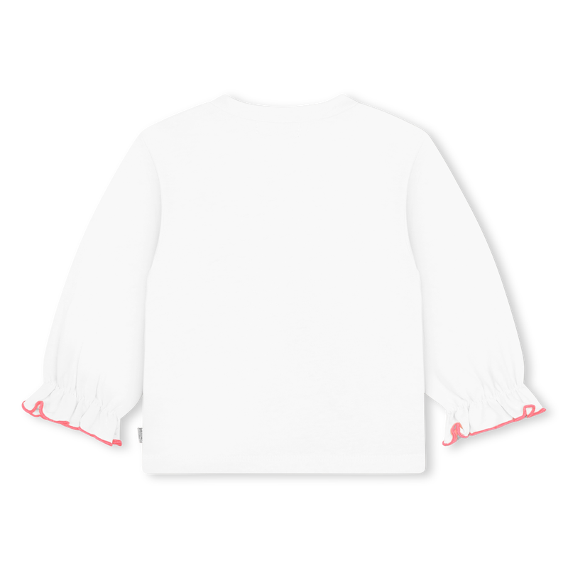 Ruffled cuff long-sleeve BILLIEBLUSH 
                        girl