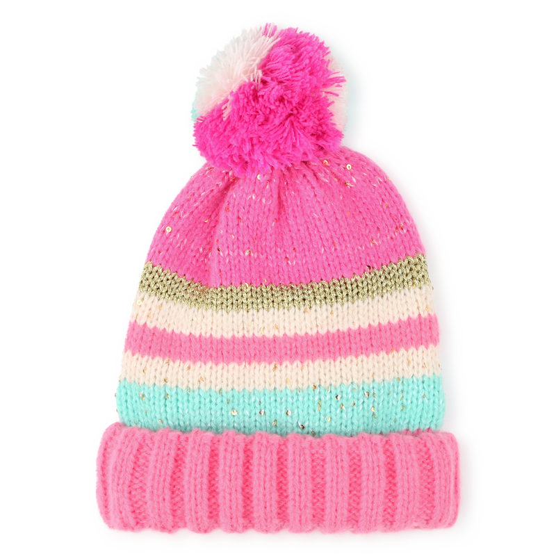 Striped pompom hat BILLIEBLUSH 
                        girl