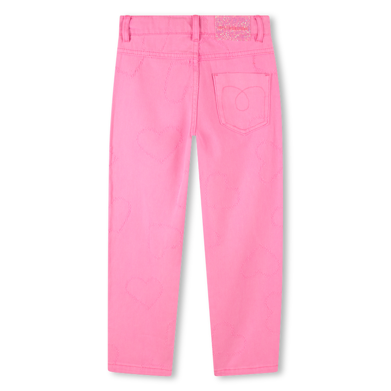 Twill trousers with hearts BILLIEBLUSH 
                    FILLE