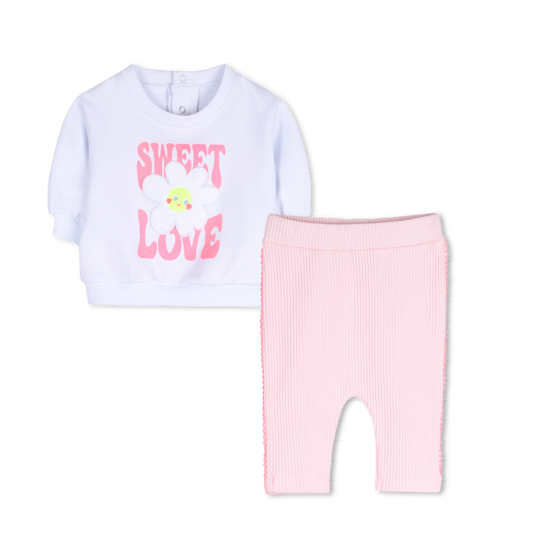 SWEATSHIRT AND LEGGINGS SET BILLIEBLUSH 
                        girl