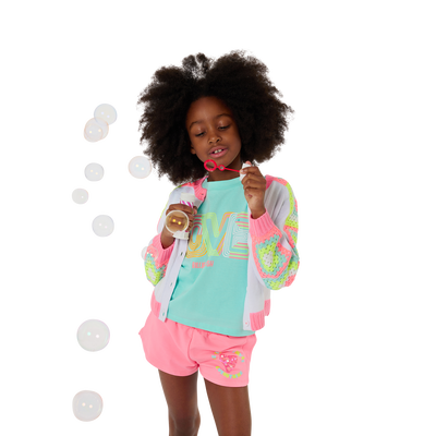 Sequined fleece shorts BILLIEBLUSH girl