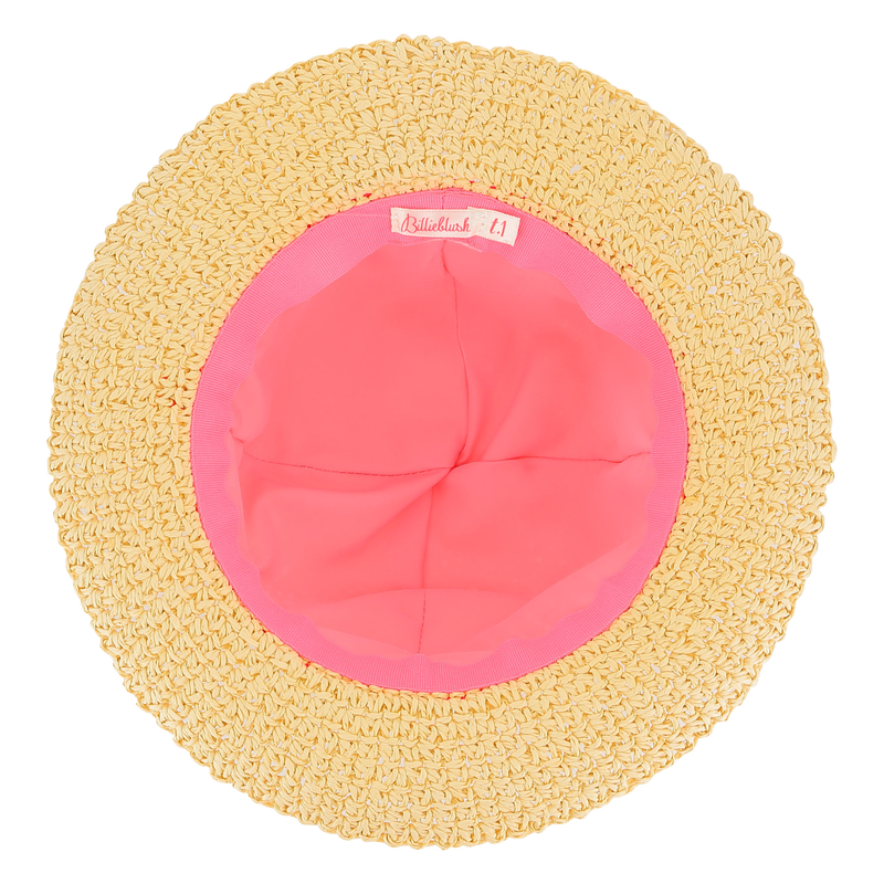 Pompom straw hat BILLIEBLUSH 
                    FILLE
