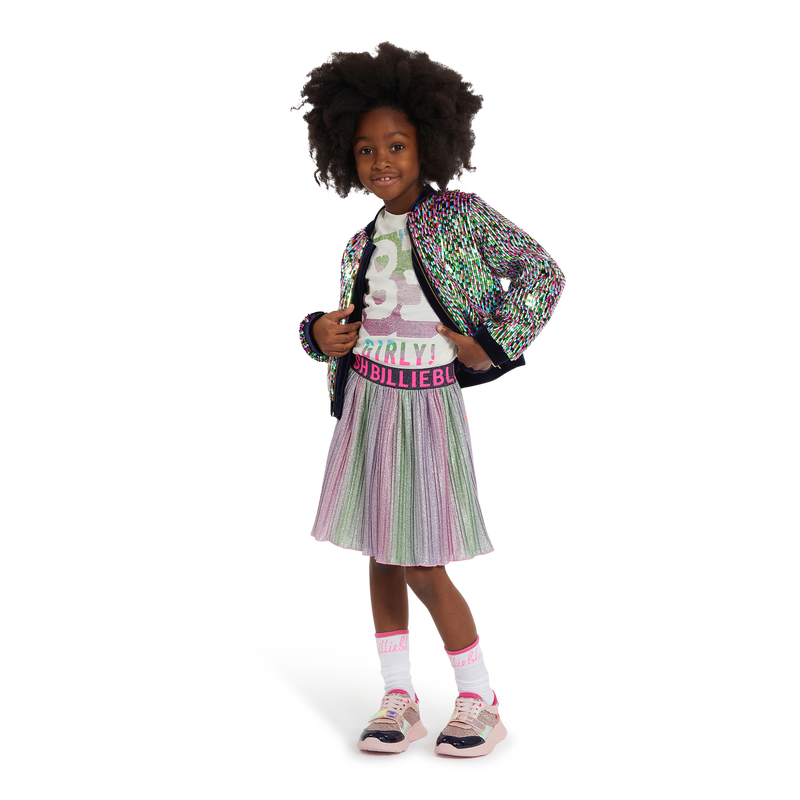 Metallic pleated skirt BILLIEBLUSH 
                    FILLE