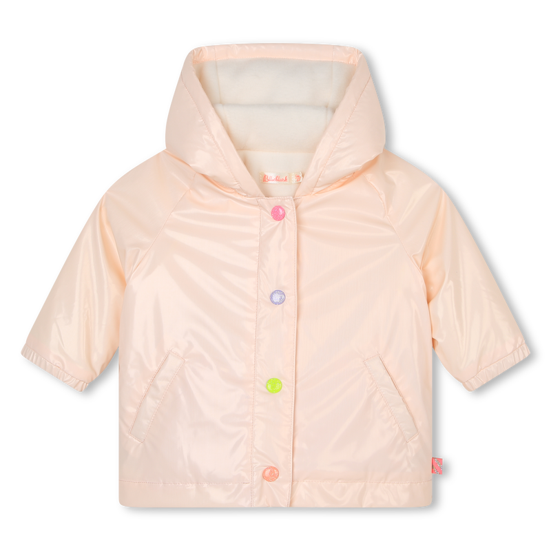 Fleece-lined graphic raincoat BILLIEBLUSH 
                        girl