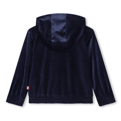 Fleece hooded cardigan BILLIEBLUSH girl