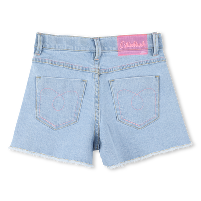 Adjustable denim shorts BILLIEBLUSH girl