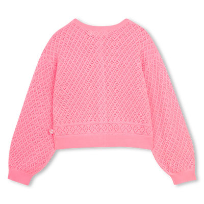 OPENWORK KNITTED CARDIGAN BILLIEBLUSH girl