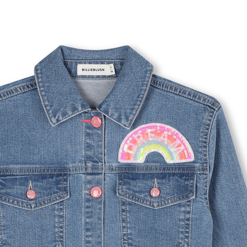 Denim jacket with pockets BILLIEBLUSH 
                    FILLE