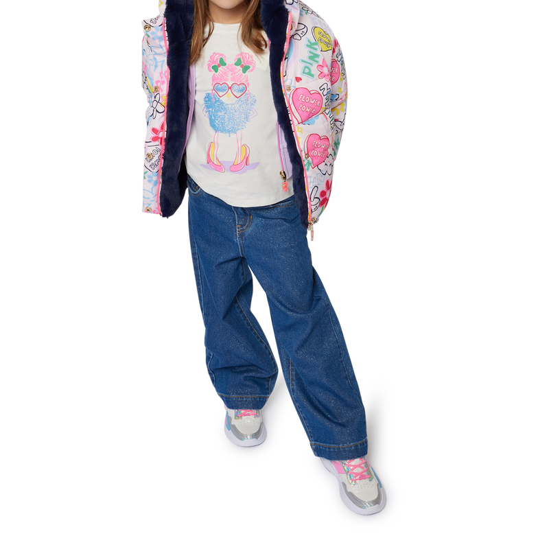 Reversible hooded puffer BILLIEBLUSH 
                        girl