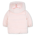 Quilted hooded puffer jacket BILLIEBLUSH 
                    girl