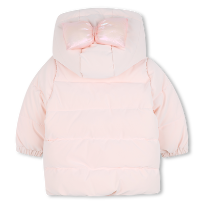 Quilted hooded puffer jacket BILLIEBLUSH girl