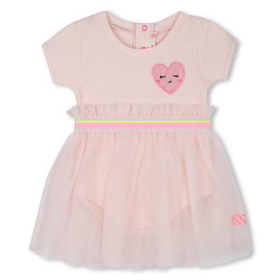 2-in-1 dress with heart patch BILLIEBLUSH girl