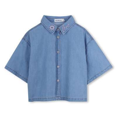 LIGHTWEIGHT DENIM SHIRT BILLIEBLUSH girl