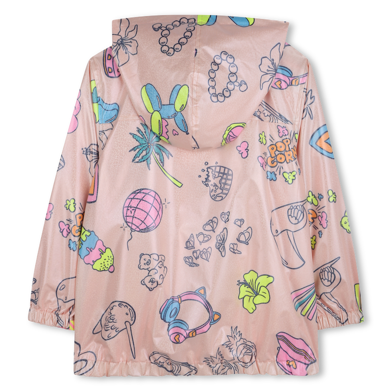 Printed raincoat with hood BILLIEBLUSH 
                        girl