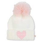 Knitted hat with pompom BILLIEBLUSH 
                    girl