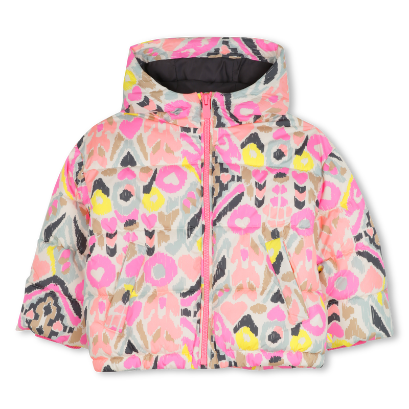 ikat printed down jacket BILLIEBLUSH 
                    FILLE
