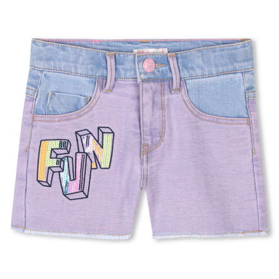 Sequin denim shorts BILLIEBLUSH girl