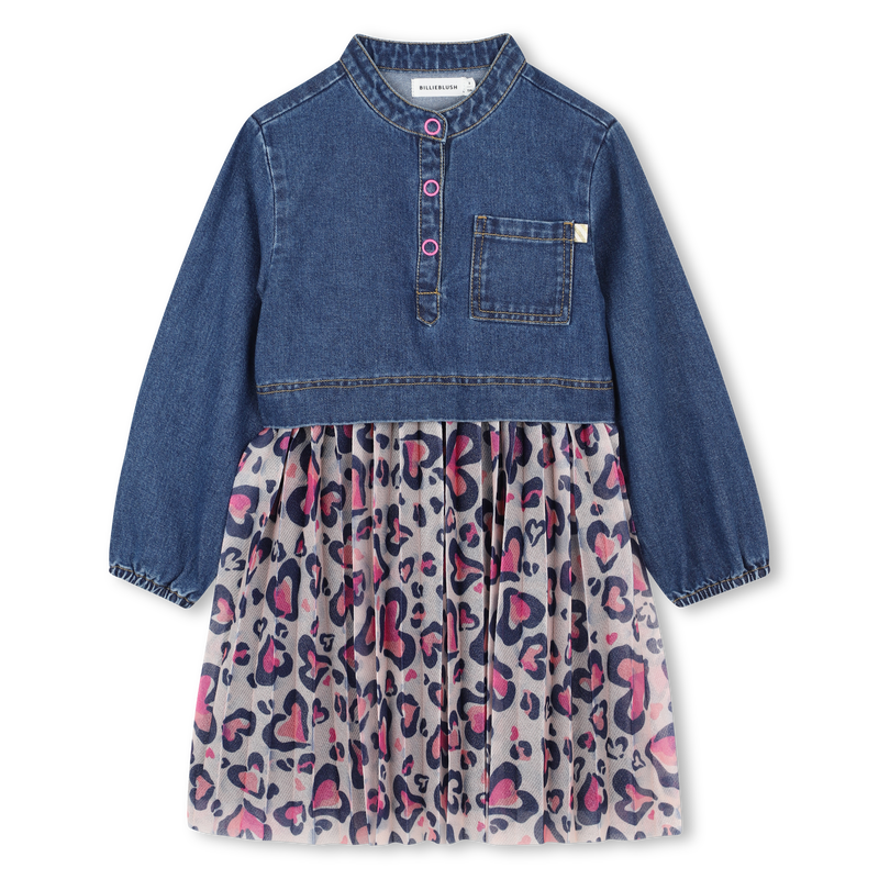 Bi-material dress BILLIEBLUSH 
                    FILLE