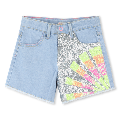 Adjustable denim shorts BILLIEBLUSH girl