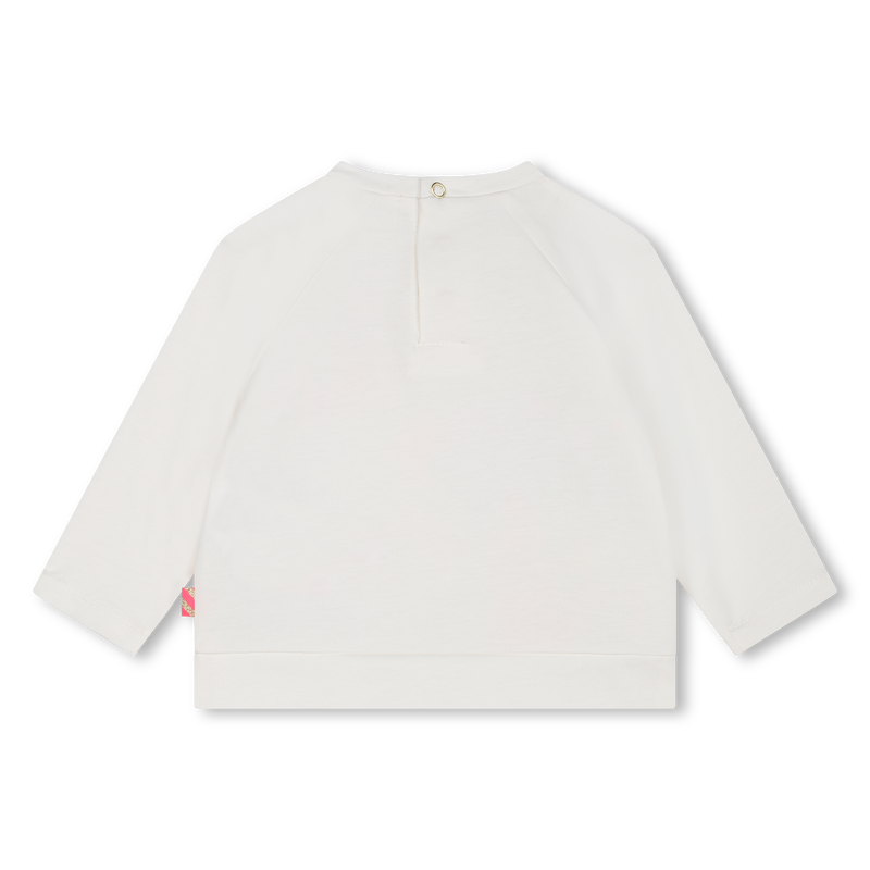 Cotton T-shirt with sequins BILLIEBLUSH 
                        girl