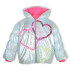 Hooded down jacket BILLIEBLUSH 
                    girl